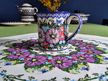 Serwetka -  XL fioletowy kwiat wlk 45x45 cm (3)