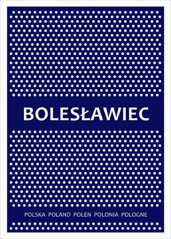 Zakropkowany Bolesławiec 50 x 70 plakat bez ramy (1)