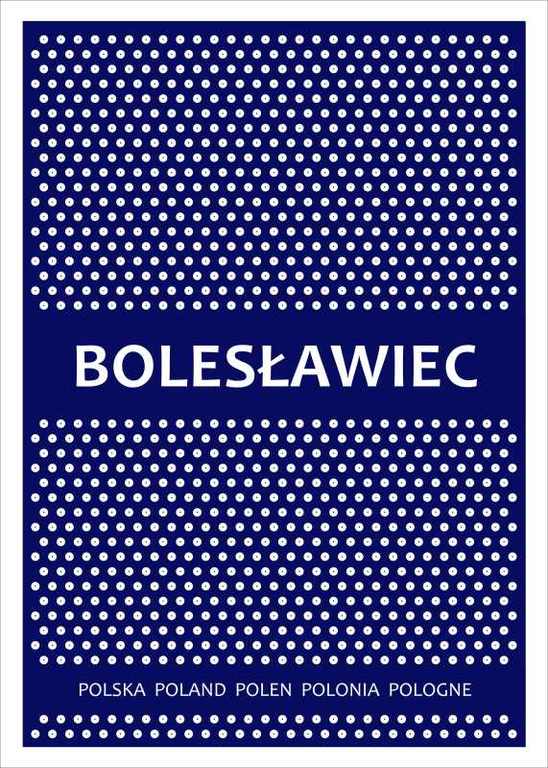 Zakropkowany Bolesławiec 70 x 100 plakat bez ramy (1)